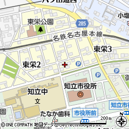 タウニー東栄Ａ周辺の地図