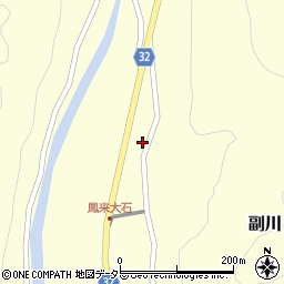 愛知県新城市副川土林14周辺の地図