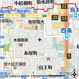 京都府京都市下京区善長寺町150周辺の地図