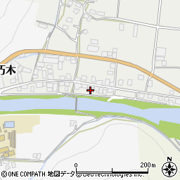 岡山県美作市朽木69周辺の地図
