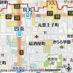 京都そけいヘルニア日帰り手術Gi外科クリニック周辺の地図