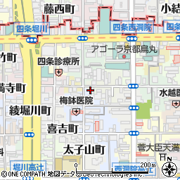 京都府京都市下京区芦刈山町周辺の地図