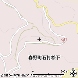静岡県浜松市天竜区春野町石打松下284周辺の地図