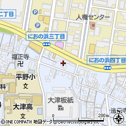 滋賀県大津市馬場1丁目18-9周辺の地図