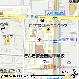 京都府京都市右京区西院西貝川町49-4周辺の地図