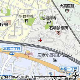 滋賀県大津市石場1-13周辺の地図
