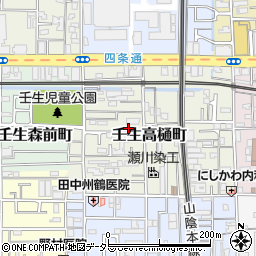 京都府京都市中京区壬生高樋町30-7周辺の地図