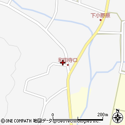 兵庫県丹波篠山市今田町下小野原595周辺の地図