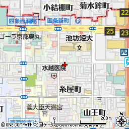 京都府京都市下京区善長寺町129周辺の地図