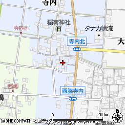 兵庫県西脇市寺内58周辺の地図