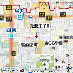 ラ・ヴォーチェ京都周辺の地図