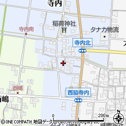 兵庫県西脇市寺内61周辺の地図
