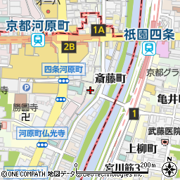 京都府京都市下京区船頭町233周辺の地図