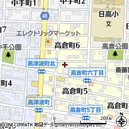 高倉荘周辺の地図