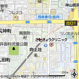 京都府京都市右京区西院松井町31周辺の地図