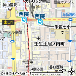 ベラジオ京都西院ウエストシティ周辺の地図