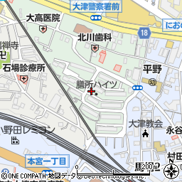 滋賀県大津市打出浜8周辺の地図
