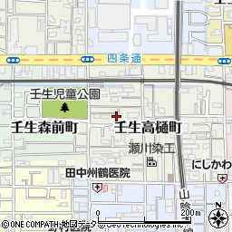 京都府京都市中京区壬生高樋町28-9周辺の地図