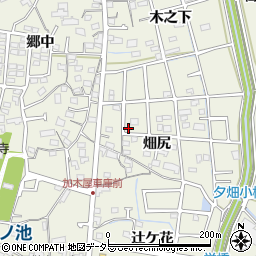 愛知県東海市加木屋町畑尻159周辺の地図