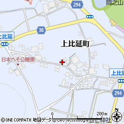 兵庫県西脇市上比延町243周辺の地図