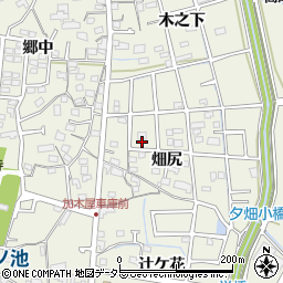 愛知県東海市加木屋町畑尻160周辺の地図
