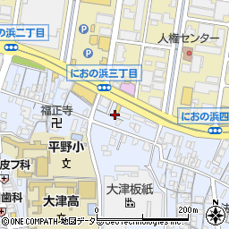 滋賀県大津市馬場1丁目18-2周辺の地図