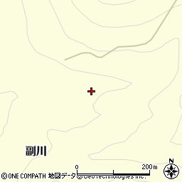 愛知県新城市副川伊吹周辺の地図