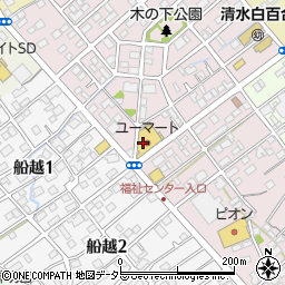 株式会社ユーマート　精肉部門周辺の地図