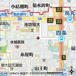 京都府京都市下京区鶏鉾町501周辺の地図