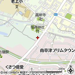 滋賀県草津市矢橋町312周辺の地図