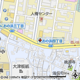 無添くら寿司 大津におの浜店周辺の地図
