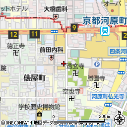 京都府京都市下京区貞安前之町586周辺の地図