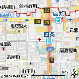 〒600-8421 京都府京都市下京区童侍者町の地図