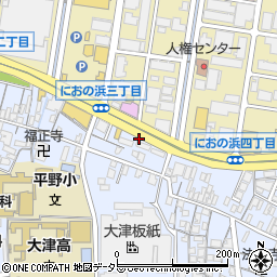 滋賀県大津市馬場1丁目18周辺の地図