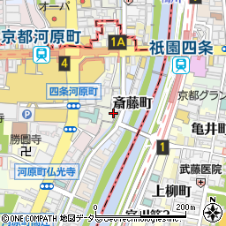 京都府京都市下京区船頭町230周辺の地図