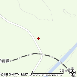 広島県庄原市東城町小奴可1009周辺の地図