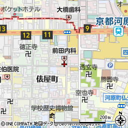 京都府京都市下京区足袋屋町324周辺の地図