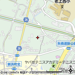 滋賀県草津市矢橋町648周辺の地図