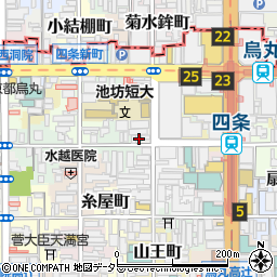 京都府京都市下京区善長寺町153周辺の地図