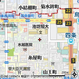 京都府京都市下京区善長寺町142周辺の地図