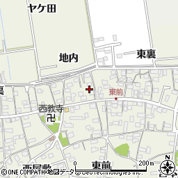 愛知県知立市牛田町（地内）周辺の地図