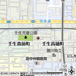 京都府京都市中京区壬生高樋町28周辺の地図
