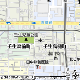 京都府京都市中京区壬生高樋町28-7周辺の地図