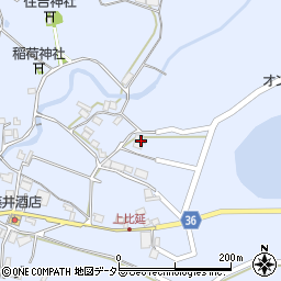 兵庫県西脇市上比延町729周辺の地図