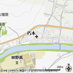 岡山県美作市朽木94周辺の地図