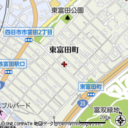 東富田会館周辺の地図
