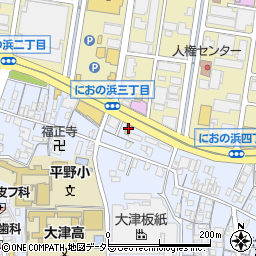 滋賀県大津市馬場1丁目18-5周辺の地図