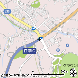 江津ＩＣ周辺の地図