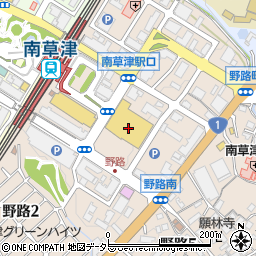 関西みらい銀行西友南草津店 ＡＴＭ周辺の地図