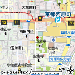 京都府京都市下京区貞安前之町622周辺の地図